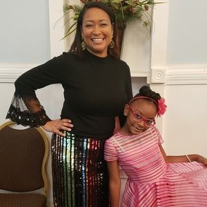 Gabrielle Union Sequins Skirt